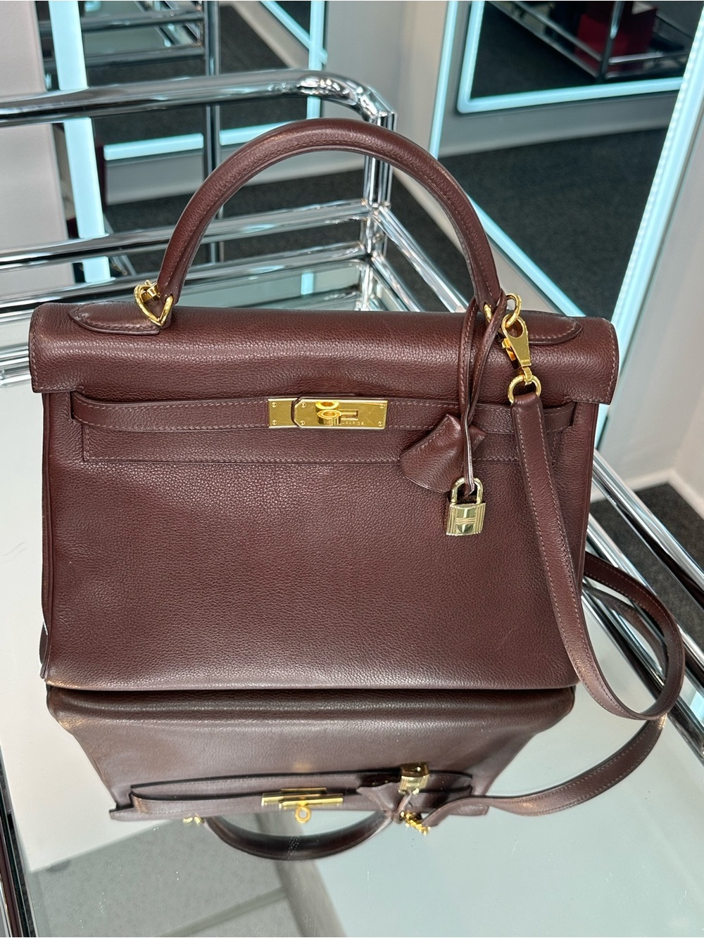 Hermes Kelly 32 Togo Leather from 2004